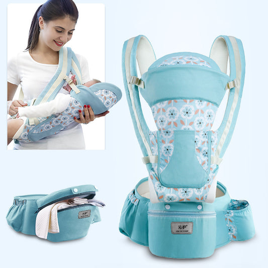 Lisotte 3-in-1 Baby Drager | Comfortabele Draagzak voor Mama en Baby op de Heup, Liggend en Kangoeroe